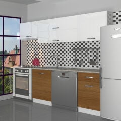 Decoraktiv Elite 220 MDF Hazır Mutfak Dolabı