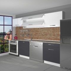 Decoraktiv Elite 220 MDF Hazır Mutfak Dolabı