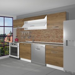 Decoraktiv Elite 220 MDF Hazır Mutfak Dolabı