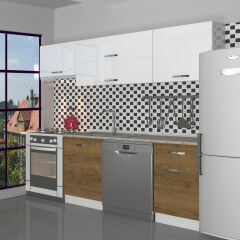 Decoraktiv Elite 220 MDF Hazır Mutfak Dolabı