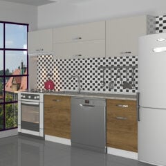 Decoraktiv Elite 220 MDF Hazır Mutfak Dolabı