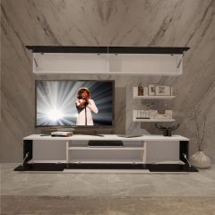 Decoraktiv Trendstyle 5 Slm Tv Ünitesi Tv Sehpası Beyaz - Siyah