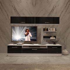 Decoraktiv Trendstyle 5 Slm Tv Ünitesi Tv Sehpası Beyaz - Siyah