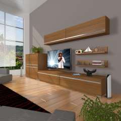 Decoraktiv Eko 6Y Mdf Std Tv Ünitesi Tv Sehpası Ceviz