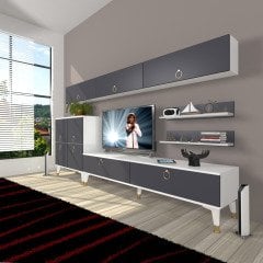 Decoraktiv Eko 8 Mdf Std Gold Tv Ünitesi Tv Sehpası