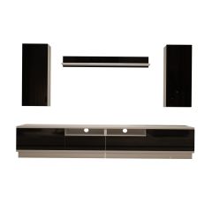 Decoraktiv Trendstyle 5220DS Slm Tv Ünitesi Tv Sehpası Beyaz - Siyah