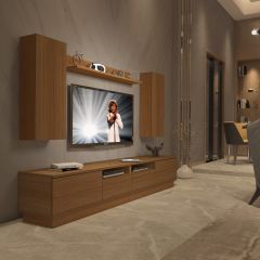Decoraktiv Trendstyle 5220DS Slm Tv Ünitesi Tv Sehpası Ceviz