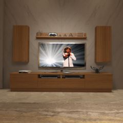 Decoraktiv Trendstyle 5220DS Slm Tv Ünitesi Tv Sehpası Ceviz