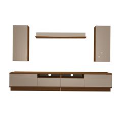 Decoraktiv Trendstyle 5220DS Slm Tv Ünitesi Tv Sehpası Ceviz - Beyaz