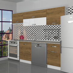 Decoraktiv Elite 220 MDF Hazır Mutfak Dolabı Pera