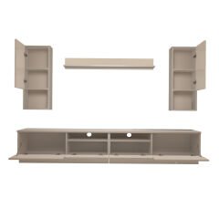 Decoraktiv Trendstyle 5220DA Mdf Tv Ünitesi Tv Sehpası Parlak Beyaz