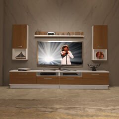 Decoraktiv Trendstyle 5220DA Mdf Tv Ünitesi Tv Sehpası Beyaz - Ceviz
