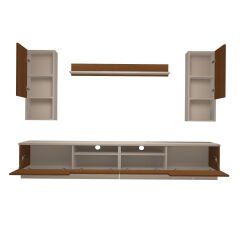Decoraktiv Trendstyle 5220DA Mdf Tv Ünitesi Tv Sehpası Beyaz - Ceviz