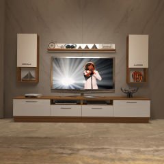 Decoraktiv Trendstyle 5220DA Mdf Tv Ünitesi Tv Sehpası Ceviz - Beyaz
