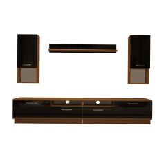 Decoraktiv Trendstyle 5220DA Mdf Tv Ünitesi Tv Sehpası Ceviz - Siyah