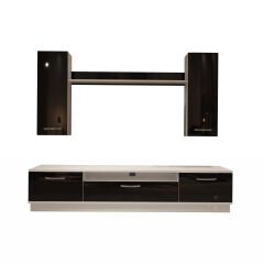 Decoraktiv Trendstyle 5D Mdf Tv Ünitesi Tv Sehpası Beyaz - Siyah