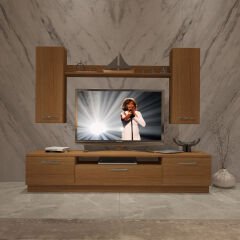 Decoraktiv Trendstyle 5D Mdf Tv Ünitesi Tv Sehpası Ceviz