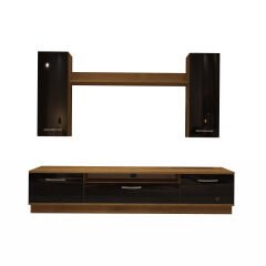 Decoraktiv Trendstyle 5D Mdf Tv Ünitesi Tv Sehpası Pera - Siyah