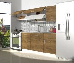 Decoraktiv Prestij 220 MDF Hazır Mutfak Dolabı