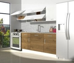 Decoraktiv Prestij 220 MDF Hazır Mutfak Dolabı
