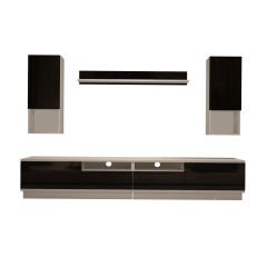 Decoraktiv Trendstyle 5220DAS Mdf Tv Ünitesi Tv Sehpası Beyaz - Siyah
