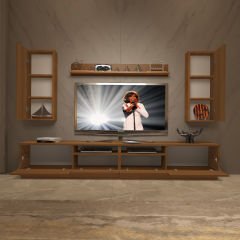 Decoraktiv Trendstyle 5220DAS Mdf Tv Ünitesi Tv Sehpası Ceviz