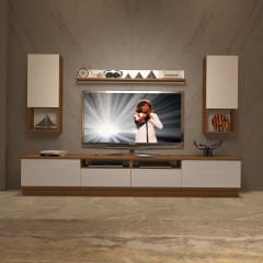 Decoraktiv Trendstyle 5220DAS Mdf Tv Ünitesi Tv Sehpası Ceviz - Beyaz
