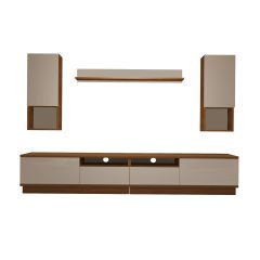Decoraktiv Trendstyle 5220DAS Mdf Tv Ünitesi Tv Sehpası Ceviz - Beyaz
