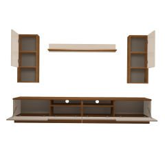 Decoraktiv Trendstyle 5220DAS Mdf Tv Ünitesi Tv Sehpası Ceviz - Beyaz