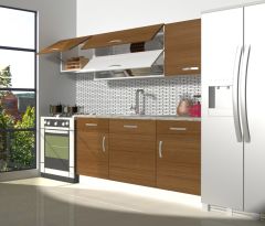 Decoraktiv Prestij 220 MDF Hazır Mutfak Dolabı Ceviz