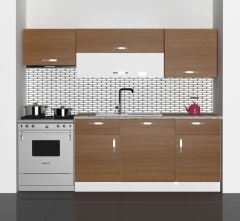 Decoraktiv Prestij 220 MDF Hazır Mutfak Dolabı Ceviz