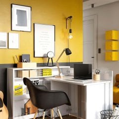 Decoraktiv Secret Mdf Açılır Kitaplıklı Çalışma Masası