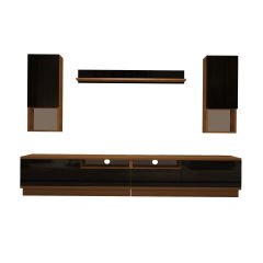 Decoraktiv Trendstyle 5220DAS Mdf Tv Ünitesi Tv Sehpası Ceviz - Siyah