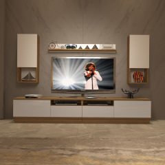 Decoraktiv Trendstyle 5220DAS Mdf Tv Ünitesi Tv Sehpası Pera - Beyaz