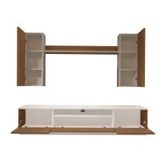 Decoraktiv Trendstyle 5DS Mdf Tv Ünitesi Tv Sehpası Beyaz - Ceviz