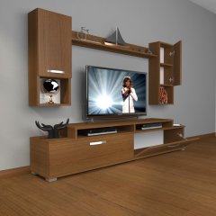 Decoraktiv Ekoflex 5DA Slm Tv Ünitesi Tv Sehpası Ceviz