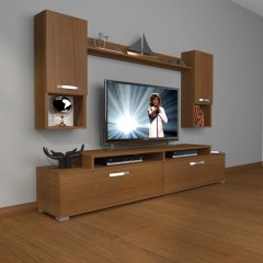 Decoraktiv Ekoflex 5DA Slm Tv Ünitesi Tv Sehpası Ceviz