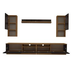 Decoraktiv Trendstyle 5220DAS Mdf Tv Ünitesi Tv Sehpası Pera - Siyah Mermer