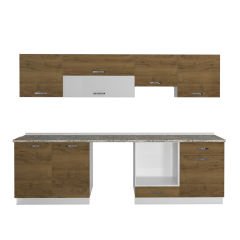 Decoraktiv Elite 280Y Ankastre MDF Hazır Mutfak Dolabı Pera