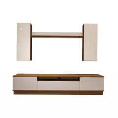 Decoraktiv Trendstyle 5DS Mdf Tv Ünitesi Tv Sehpası Ceviz - Beyaz