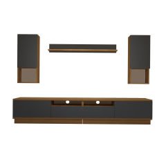Decoraktiv Trendstyle 5220DAS Mdf Tv Ünitesi Tv Sehpası Pera - Antrasit