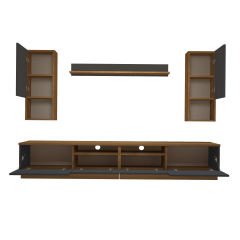Decoraktiv Trendstyle 5220DAS Mdf Tv Ünitesi Tv Sehpası Pera - Antrasit