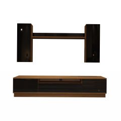 Decoraktiv Trendstyle 5DS Mdf Tv Ünitesi Tv Sehpası Ceviz - Siyah