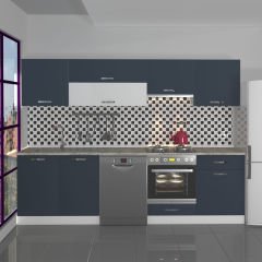 Decoraktiv Elite 280Y Ankastre MDF Hazır Mutfak Dolabı Antrasit