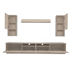 Decoraktiv Trendstyle 5220DA Slm Tv Ünitesi Tv Sehpası Parlak Beyaz