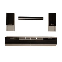 Decoraktiv Trendstyle 5220DA Slm Tv Ünitesi Tv Sehpası Beyaz - Siyah