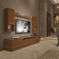 Decoraktiv Trendstyle 5220DA Slm Tv Ünitesi Tv Sehpası Ceviz