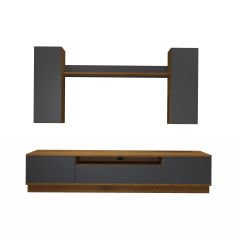 Decoraktiv Trendstyle 5DS Mdf Tv Ünitesi Tv Sehpası Pera - Antrasit