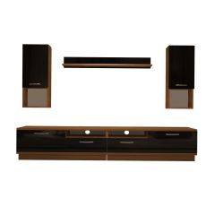 Decoraktiv Trendstyle 5220DA Slm Tv Ünitesi Tv Sehpası Ceviz - Siyah