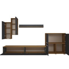 Decoraktiv Eko 6 Mdf Std Tv Ünitesi Tv Sehpası Pera - Antrasit
